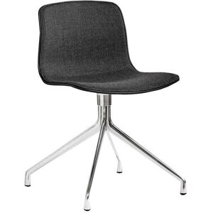 Hay AAC 10 About A Chair Front Upholstery SH: 46 cm - Polished Aluminium/Black/Remix 173