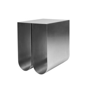 Kristina Dam Studio Curved Side Table 36x26 cm - Stainless Steel