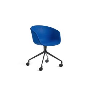 HAY AAC 25 About A Chair SH: 46 cm - Black Powder Coated Aluminium/Divina 756