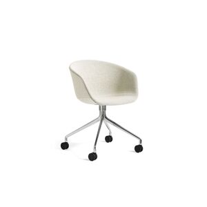 HAY AAC 25 About A Chair SH: 46 cm - Polished Aluminium/Coda 100
