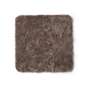 Natures Collection Zero Waste Seat Cover New Zealand Sheepskin Short Wool 35x35 cm - Taupe