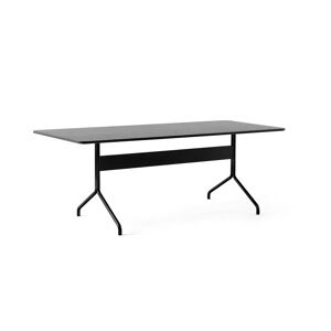 &Tradition Pavilion Dining Table AV19 D: 200 cm - Black Oak/Black