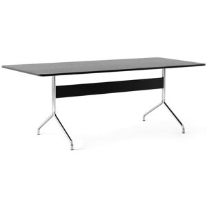 &Tradition Pavilion Dining Table AV19 D: 200 cm - Black Oak/Chrome