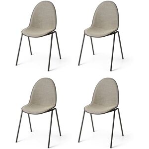 Mater Eternity Sidechair W Full Front Upholstery SH: 46 cm - Re-Wool Beige 218 SÆT AF 4 KAMPAGNETILBUD