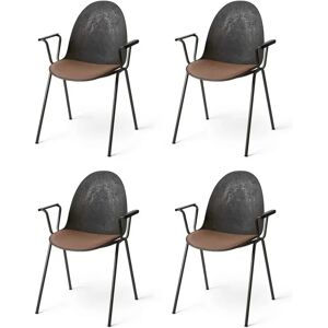 Mater Eternity Armchair Upholstery Seat SH: 46 cm - Re-Wool Rust 378 SÆT AF 4 KAMPAGNETILBUD