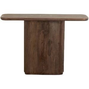 Nordal TOKE Console Table 120x40 cm - Dark Bown