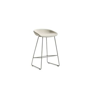 HAY AAS 39 About A Stool Full Upholstery SH: 65 cm - Stainless Steel/Coda 100