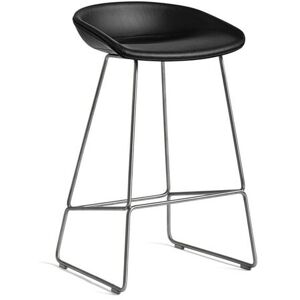 HAY AAS 39 About A Stool Full Upholstery SH: 65 cm - Stainless Steel/Sierra SI1001