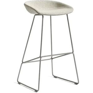 HAY AAS 39 About A Stool Full Upholstery SH: 75 cm - Stainless Steel/Coda 100