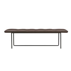 Wendelbo Tip Toe Bench Medium L: 110 cm - Black Powder Coated Steel/Parma Col. Marrone