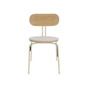 Umage Heart'n'Soul Curious Chair SH: 45 cm - Brass/White Sands