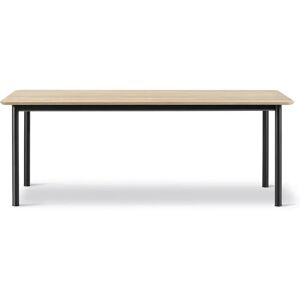 Fredericia 6631 Plan Bord 200x100 cm - Lysolieret Eg/Sort