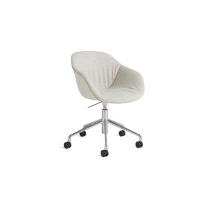 HAY AAC 253 About A Chair H: 79 cm - Polished Alu 5 Star Swivel/Gas Lift/Hallingdal 110