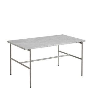 HAY Rebar Coffee Table L: 80 x B: 49 x H: 40,5 cm - Fossil Grey Marble