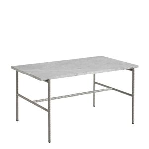 Hay Rebar Coffee Table L: 80 x B: 49 x H: 40,5 cm - Fossil Grey Marble