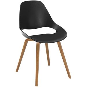 HOUE FALK Chair SH: 46 cm - Black/Oiled Oak