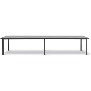 Fredericia 665E Plan Table Modular 100x380 cm - Sort Nanolaminat/Sort