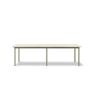 Fredericia 665A Plan Table Modular 100x260 cm - Really Cotton Dream/Modernist Green