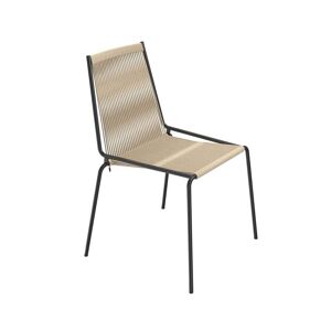 Thorup Copenhagen Noel Chair SH: 46 cm - Sort/Natur