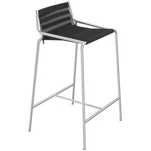 Thorup Copenhagen Noel Counter Chair SH: 67 cm - Stål/Sort