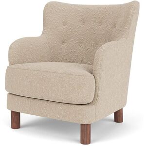 Audo Copenhagen Constance Lounge Chair SH: 43,6 cm - Walnut/Zero 0001