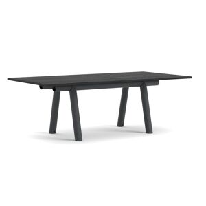 HAY Boa Table 1100 220x110x75 cm - Charcoal/Black Lacquered Oak Veneer