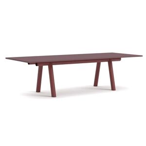 HAY Boa Table 1100 280x110x75 cm - Barn Red/Burgundy Linoleum