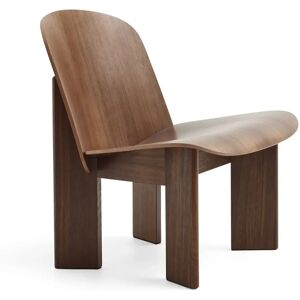 HAY Chisel Lounge Chair SH: 39 cm - Walnut