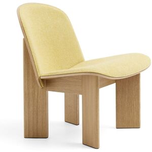 HAY Chisel Lounge Chair Polstret SH: 39 cm - Lacquered Oak/Hallingdal-407