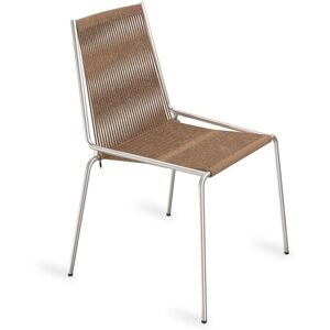 Thorup Copenhagen Noel Chair SH: 46 cm - Stål/Brun