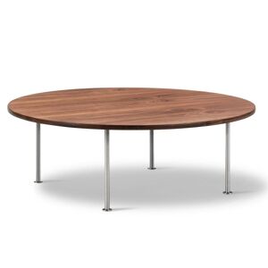 Fredericia Wegner Ox Table Ø: 120 cm H: 41 cm - Stål/Olieret Valnød