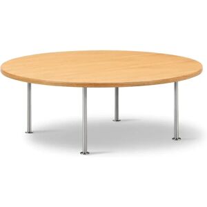 Fredericia Wegner Ox Table Ø: 100 cm H: 35 cm - Stål/Olieret Eg