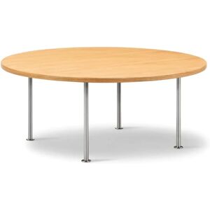 Fredericia Wegner Ox Table Ø: 100 cm H: 41 cm - Stål/Olieret Eg