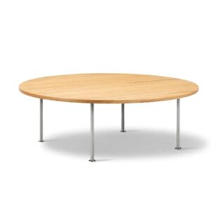 Fredericia Wegner Ox Table Ø: 120 cm H: 41 cm - Stål/Olieret Eg