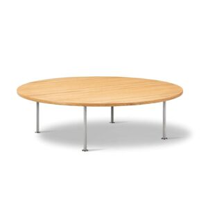 Fredericia Wegner Ox Table Ø: 120 cm H: 35 cm - Stål/Olieret Eg