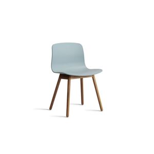 Hay AAC 12 About A Chair SH: 46 - Lacquered Solid Walnut/Dusty Blue