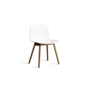 Hay AAC 12 About A Chair SH: 46 - Lacquered Solid Walnut/White