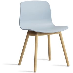 Hay AAC 12 About A Chair SH: 46 - Lacquered Solid Oak/Slate Blue