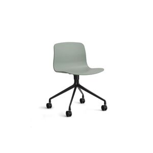 HAY AAC 14 About A Chair SH: 46 cm - Black Powder Coated Aluminium/Fall Green