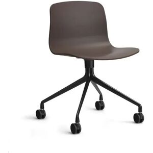 HAY AAC 14 About A Chair SH: 46 cm - Black Powder Coated Aluminium/Raisin