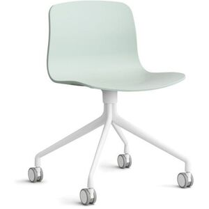 Hay AAC 14 About A Chair SH: 46 cm - White Powder Coated Aluminium/Dusty Mint