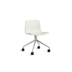 Hay AAC 14 About A Chair SH: 46 cm - Polished Aluminium/Melange Cream