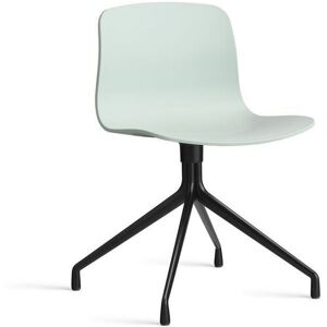 Hay AAC 10 About A Chair SH: 46 cm - Black Powder Coated Aluminium/Dusty Mint