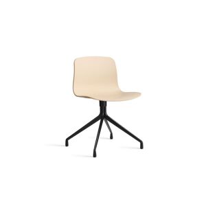 Hay AAC 10 About A Chair SH: 46 cm - Black Powder Coated Aluminium/Pale Peach