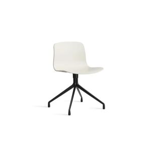 Hay AAC 10 About A Chair SH: 46 cm - Black Powder Coated Aluminium/Melange Cream