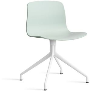 HAY AAC 10 About A Chair SH: 46 cm - White Powder Coated Aluminium/Dusty Mint