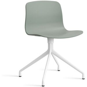 Hay AAC 10 About A Chair SH: 46 cm - White Powder Coated Aluminium/Fall Green