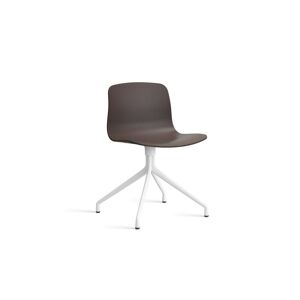 Hay AAC 10 About A Chair SH: 46 cm - White Powder Coated Aluminium/Raisin