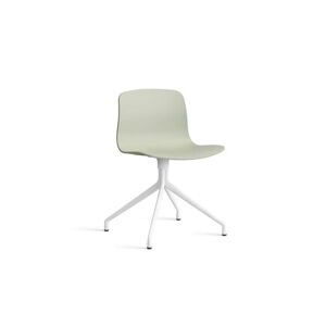 Hay AAC 10 About A Chair SH: 46 cm - White Powder Coated Aluminium/Pastel Green