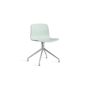 HAY AAC 10 About A Chair SH: 46 cm - Polished Aluminium/Dusty Mint